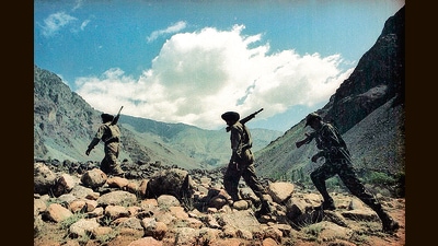 Soldiers of the Indian Army during the Kargil War in July 1999 (Manish Swarup/HT Archive) Soldiers of the Indian Army during the Kargil War in July 1999 (Manish Swarup/HT Archive)
