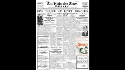 HT This Day: July 27, 1952 -- King Farouk of Egypt abdicates