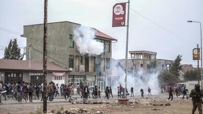 Two Indian peacekeeping troops were killed on Tuesday in the Democratic Republic of Congo, which has witnessed protests over the past two days against the United Nations peacekeeping mission’s apparent failure to stem violence. (AP)
