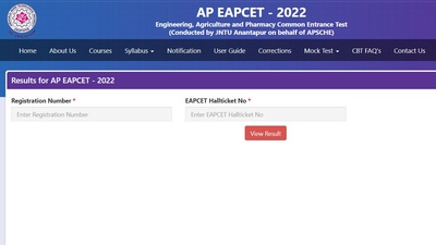 AP EAMCET 2022 Result out at cets.apsche.ap.gov.in, here's the direct link AP EAMCET 2022 Result out at cets.apsche.ap.gov.in, here's the direct link