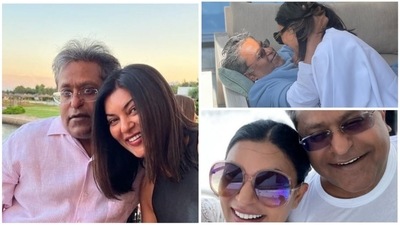 Lalit Modi announced on July 14 that he is dating Sushmita Sen. (Twitter/@LalitKModi)