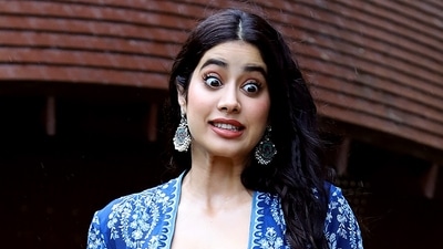 Janhvi Kapoor during the promotion of Good Luck Jerry in Mumbai. (ANI) (Sunil Khandare) Janhvi Kapoor during the promotion of Good Luck Jerry in Mumbai. (ANI) (Sunil Khandare)