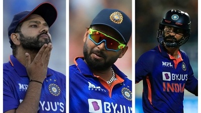 Rohit Sharma, Rishabh Pant, Dinesh Karthik