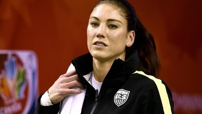 Hope Solo is a former USWNT player. (AFP)