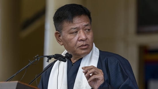 Penpa Tsering, the Sikyong or head of the Central Tibetan Administration (CTA)(AP)