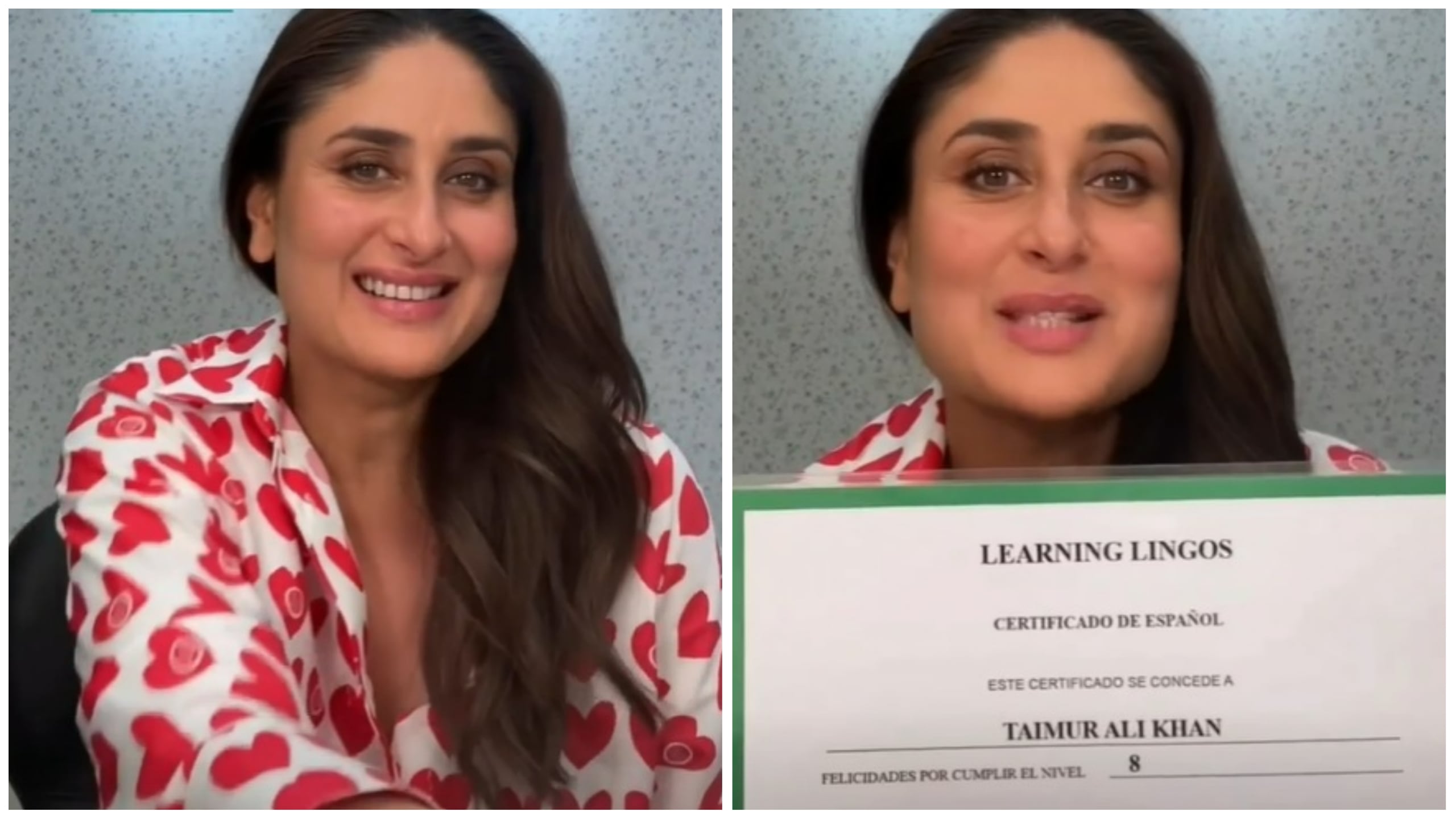 Kareena Kapoor Xx Com Video - Kareena Kapoor calls herself 'proud mommy', shows off Taimur's certificate  | Bollywood - Hindustan Times