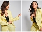 Alia Bhatt, one of the finest actors in Bollywood, has been winning hearts of many with not just her phenomenal acting skills but also her bubbly personality. When it comes to fashion, she knows how to slay in anything and everything she dons. Whether it is just an oversized t-shirt look or a fancy red-carpet avatar, the Darlings actor can ace any outfit with a lot of ease. The mom-to-be, recently stepped out looking like a diva in a yellow pantsuit.(Instagram/@aliaabhatt) Alia Bhatt, one of the finest actors in Bollywood, has been winning hearts of many with not just her phenomenal acting skills but also her bubbly personality. When it comes to fashion, she knows how to slay in anything and everything she dons. Whether it is just an oversized t-shirt look or a fancy red-carpet avatar, the Darlings actor can ace any outfit with a lot of ease. The mom-to-be, recently stepped out looking like a diva in a yellow pantsuit.(Instagram/@aliaabhatt)