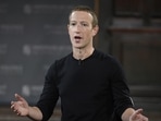 FILE - Facebook CEO Mark Zuckerberg speaks at Georgetown University in Washington. FILE - Facebook CEO Mark Zuckerberg speaks at Georgetown University in Washington.