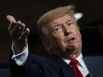 Former U.S. President Donald Trump speaks during the America First Agenda Summit, at the Marriott Marquis hotel in Washington, DC. (AFP) Former U.S. President Donald Trump speaks during the America First Agenda Summit, at the Marriott Marquis hotel in Washington, DC. (AFP)