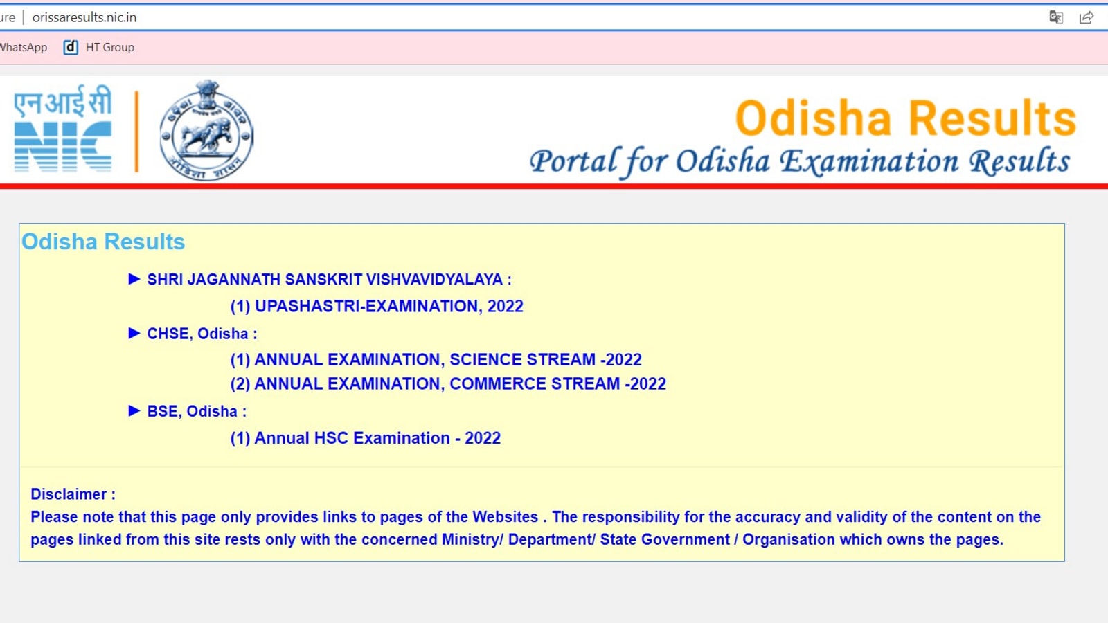 Odisha CHSE 12th Result 2022: 94 % pass in science, 89 % pass in commerce