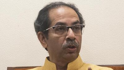 Shiv Sena chief Uddhav Thackeray addresses the media during a press conference, in Mumbai. (Pratik Chorge/HT Photo) Shiv Sena chief Uddhav Thackeray addresses the media during a press conference, in Mumbai. (Pratik Chorge/HT Photo)