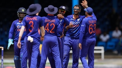 Team India players in action (AP) Team India players in action (AP)