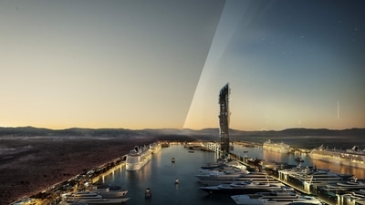 In a presentation Monday night, Prince Mohammed sketched out an even more ambitious vision, describing a car-free utopia that would become the planet's most liveable city "by far". (AFP)
