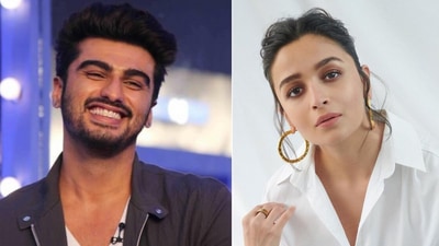 Arjun Kapoor has reacted to Alia Bhatt's latest Instagram pictures,