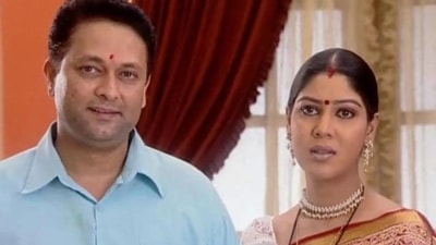 Kiran Karmarkar and Sakshi Tanwar in a still from Kahaani Ghar Ghar Kii. Kiran Karmarkar and Sakshi Tanwar in a still from Kahaani Ghar Ghar Kii. 