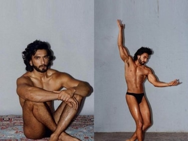 Photos from Ranveer Singh's nude photoshoot for Paper magazine. Photos from Ranveer Singh's nude photoshoot for Paper magazine.