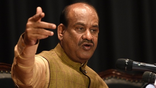 Lok Sabha Speaker Om Birla(Arvind Yadav/ Hindustan Times)
