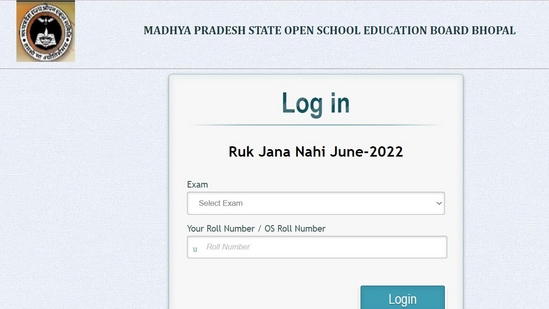 MPSOS Result 2022: Ruk Jana Nahi June-2022 class 10th and 12th result out