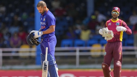 India's captain for the West Indies ODI series Shikhar Dhawan(AP)