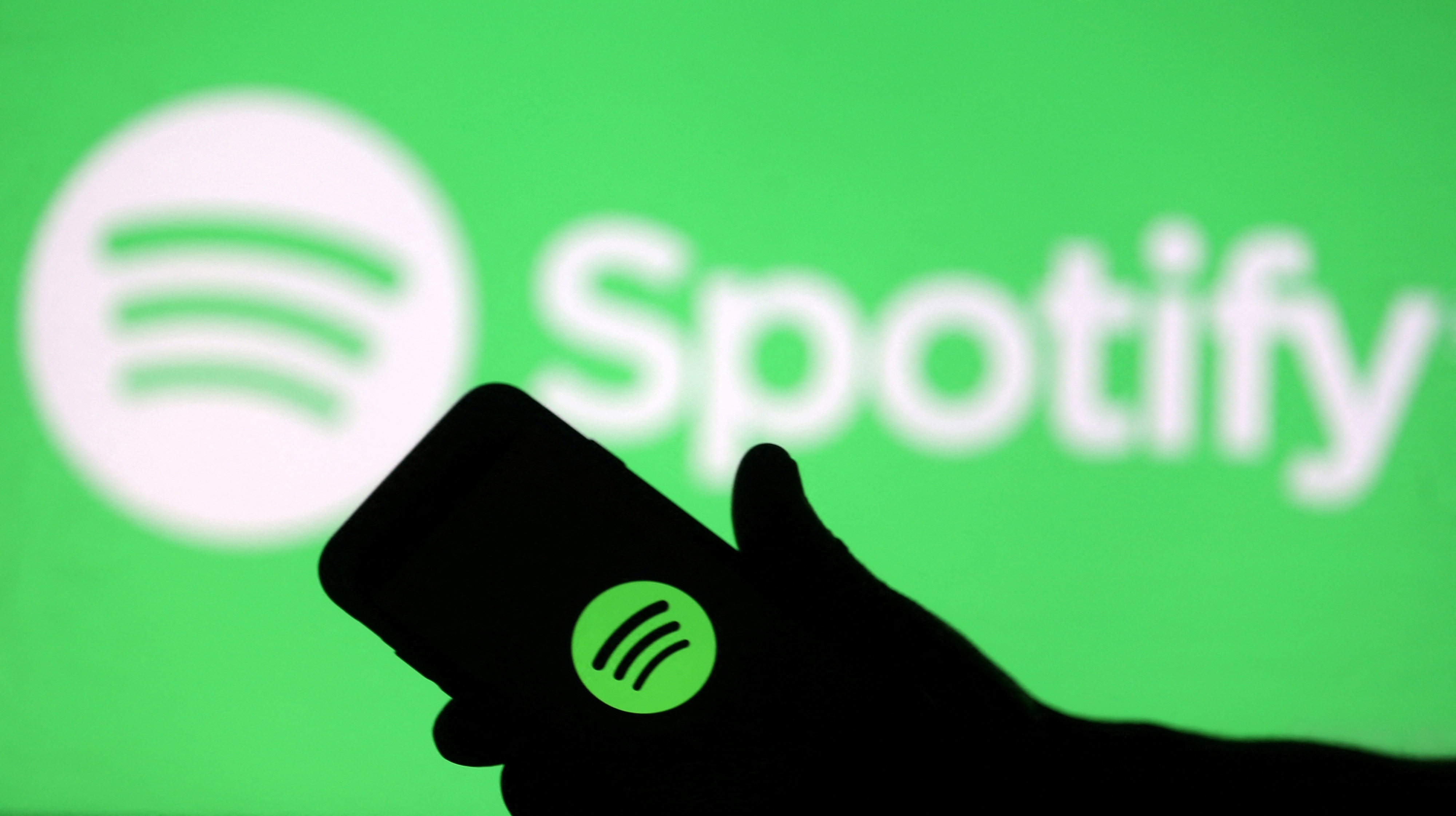 Spotify shares rose as much as 15%, their biggest intraday gain since December 2020. (Reuters file photo)