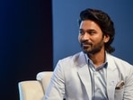 Dhanush during a press conference for The Gray Man in Mumbai. (PTI) Dhanush during a press conference for The Gray Man in Mumbai. (PTI)