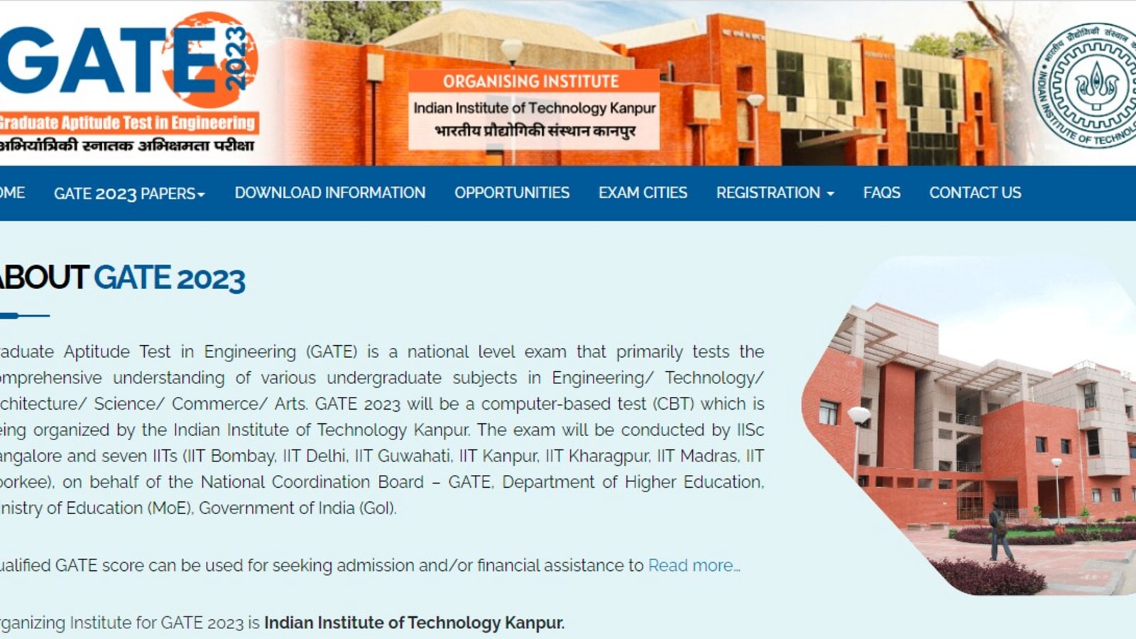 IIT Kanpur invites applications for third cohort of eMasters programmes  starting in Jan 2023 - India Today