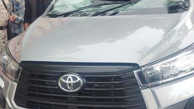 A 25-year-old man was killed and three of his companions were grievously injured after rain-triggered shooting stones hit their vehicle in Basantpur in Shimla district. (Representative Image/HT File)