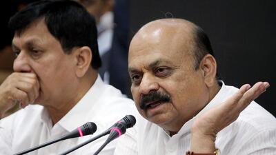 Karnataka chief minister Basavaraj Bommai cancelled celebrations to mark his first year in office on Thursday over the murder of Bharatiya Janata Party (BJP) youth wing worker Praveen Nettaru, and announced creation of a new “commando force” to tackle “terrorist” organisations conspiring to create communal unrest in the state. (ANI)