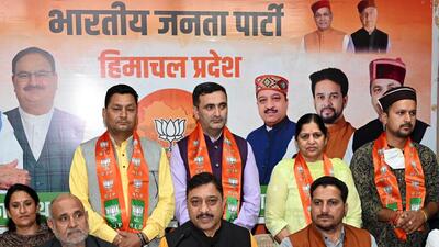 Meanwhile, BJP general Secretary Trilok Jamwal said, “All our leaders follow the directions of the BJP. These issues will be discussed in the party forum.” (HT PHOTO) Meanwhile, BJP general Secretary Trilok Jamwal said, “All our leaders follow the directions of the BJP. These issues will be discussed in the party forum.” (HT PHOTO)