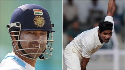 Sachin Tendulkar; Ashoke Dinda (Getty/File photo)
