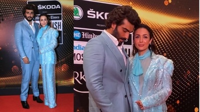 Arjun Kapoor and Malaika Arora won the Most Stylish Couple award at Hindustan Times India’s Most Stylish 2022. (HT Photo/Varinder Chawla) Arjun Kapoor and Malaika Arora won the Most Stylish Couple award at Hindustan Times India’s Most Stylish 2022. (HT Photo/Varinder Chawla)
