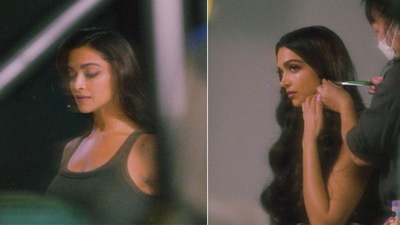 Deepika Padukone shares pictures from her shoot on Instagram.