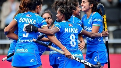 Ghana will be posing the first challenge to Indian women's Hockey team in group stage (PTI) Ghana will be posing the first challenge to Indian women's Hockey team in group stage (PTI)