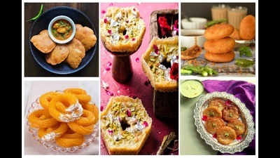Hariyali Teej marks not just the holy union of Lord Shiva and Parvati but also includes a lavish feast of culinary delights. (HT Photos) Hariyali Teej marks not just the holy union of Lord Shiva and Parvati but also includes a lavish feast of culinary delights. (HT Photos)