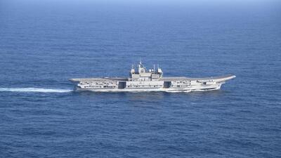 State-owned Cochin Shipyard Limited (CSL) on Thursday handed over India’s first indigenous aircraft carrier Vikrant — the largest warship to be built in the country — to the Indian Navy ahead of its planned induction into service next month, the navy said. (HT Photo) State-owned Cochin Shipyard Limited (CSL) on Thursday handed over India’s first indigenous aircraft carrier Vikrant — the largest warship to be built in the country — to the Indian Navy ahead of its planned induction into service next month, the navy said. (HT Photo)