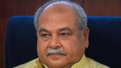 Union agriculture minister Narendra Singh Tomar. (PTI) Union agriculture minister Narendra Singh Tomar. (PTI)