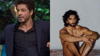 When Shah Rukh Khan predicted Ranveer Singh will be arrested for not wearing clothes. When Shah Rukh Khan predicted Ranveer Singh will be arrested for not wearing clothes.