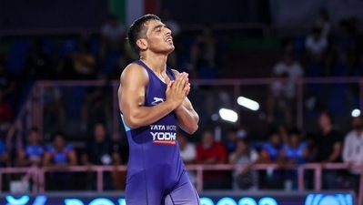 Suraj Vashisht (Twitter/wrestling)