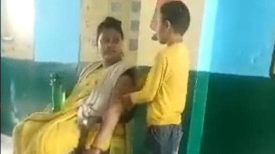 Madam And Student Xxx Video - UP school teacher suspended after video of student massaging her hand goes  viral - Hindustan Times