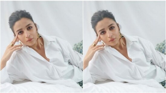 Arjun Kapoor was one of the first to drop a comment on Alia’s picture. He referred to Alia’s pregnancy – the actor recently announced her pregnancy with husband Ranbir Kapoor – and commented, “This jawline during pregnancy. Kamaal hai Alia Bhatt... too gewd.”(Instagram/@aliaabhatt)