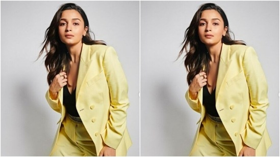 Alia’s fashion diaries are inspo for us. A few days back, Alia shared yet another snippet from her Darlings Promotions diaries, decked up in pantsuit.(Instagram/@aliaabhatt)