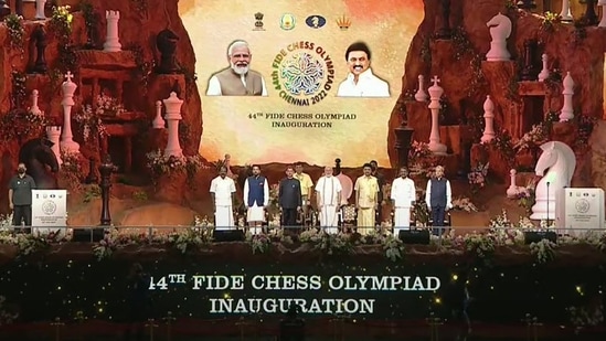 IN PICS  PM Modi declares open 44th Chess Olympiad in Chennai