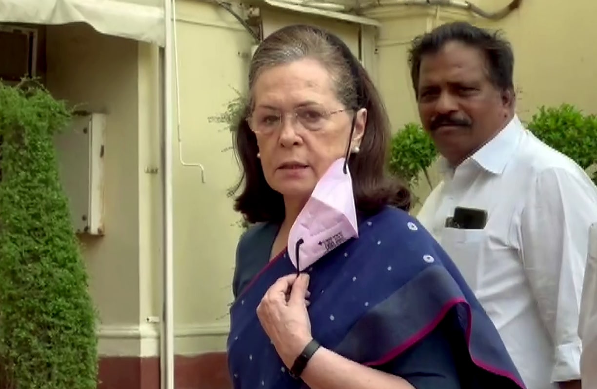 Congress interim president Sonia Gandhi in New Delhi on Thursday.&nbsp; (ANI)