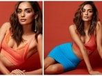 Former Miss World and Samrat Prithviraj actor Manushi Chhillar has a very interesting wardrobe with stylish fits that all fashionistas have an eye on. She has lately been very active on social media and is constantly treating her Instagram family with glamorous photos in beautiful outfits. In her recent photoshoot stills, she can be seen posing in a blue skirt and tangerine bralette.(Instagram/@manushi_chhillar)