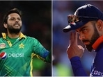 Shahid Afridi; Virat Kohli(Getty/AP) Shahid Afridi; Virat Kohli(Getty/AP)
