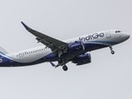 An aircraft operated by IndiGo, a unit of InterGlobe Aviation Ltd. near the Chhatrapati Shivaji International Airport in Mumbai, India, on Monday, July 25, 2022. An aircraft operated by IndiGo, a unit of InterGlobe Aviation Ltd. near the Chhatrapati Shivaji International Airport in Mumbai, India, on Monday, July 25, 2022. 