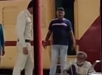 The police constable has been suspended from duty, according to Superintendent of Police Rewa.&nbsp;(Screengrab)