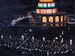 Athletes of Team India take part in the Opening Ceremony of the Birmingham 2022 Commonwealth Games.&nbsp;(Getty)
