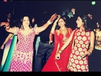 Farah Khan shares a photo from her Sangeet. Farah Khan shares a photo from her Sangeet.