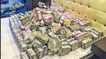 Cash recovered by ED officials from the residence of Arpita Mukherjee, a close aide of West Bengal Minister Partha Chatterjee. ( (PTI) Cash recovered by ED officials from the residence of Arpita Mukherjee, a close aide of West Bengal Minister Partha Chatterjee. ( (PTI)